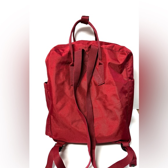Fjallraven Kanken Scandinavian Classic Large Red Work Travel Reflective Backpack - Picture 7 of 16